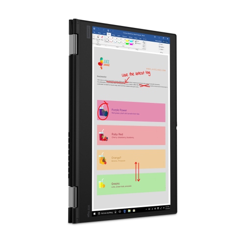 Lenovo ThinkPad X13 Yoga Intel Laptop, 13.3" FHD IPS Touch 500 nits, i5-10310U, UHD Graphics, 16GB, 512GB, Win 10 Pro