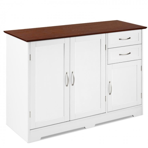 Multi-Functional Buffet Cabinet – Console Table with 2-Door Cabinet and Drawers