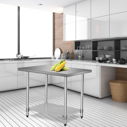 24Inch x 36Inch Stainless Steel Commercial Kitchen Food Prep Table