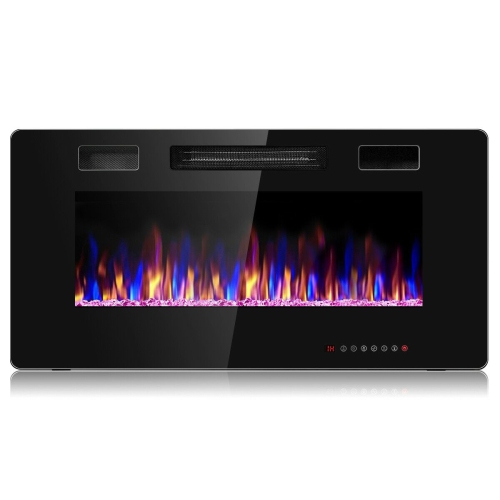 SLICKBLUE  36 Inch Ultra Thin Wall Mounted Electric Fireplace