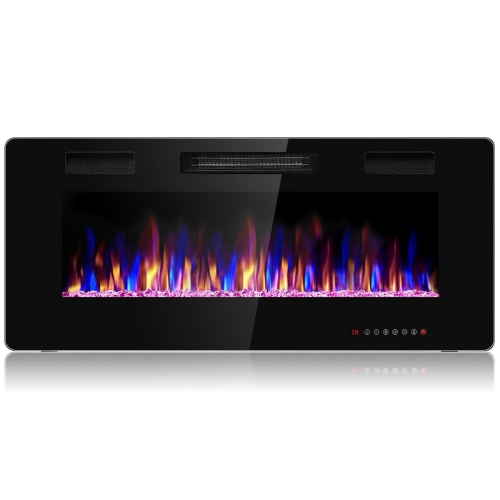 SLICKBLUE  42 Inch Recessed Ultra Thin Wall Mounted Electric Fireplace