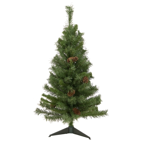 3' Black River Pine Artificial Medium Profile Christmas Tree, Unlit