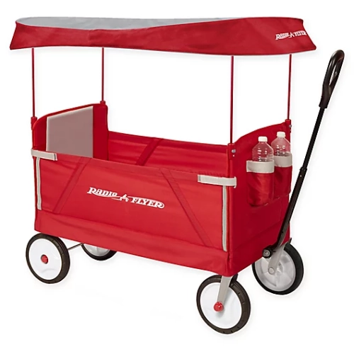 Radio Flyer 3-in-1 EZ Fold Wagon with Canopy