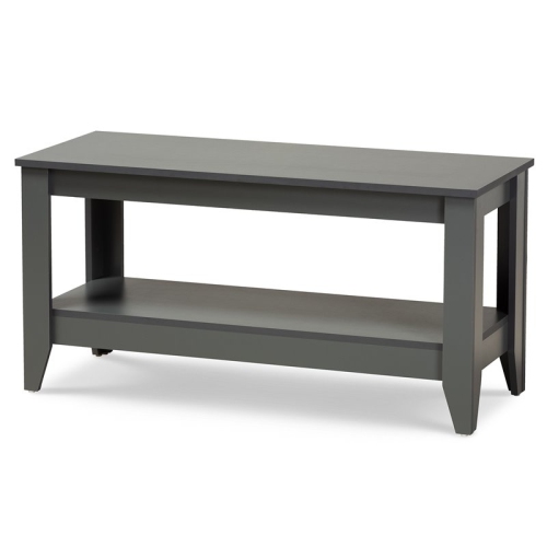 BAXTON STUDIO  Elada Modern And Contemporary Grey Finished Wood Coffee Table