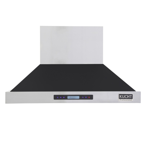 KUCHT Professional 48-inch Wall Mounted Range Hood 1200CFM in Black