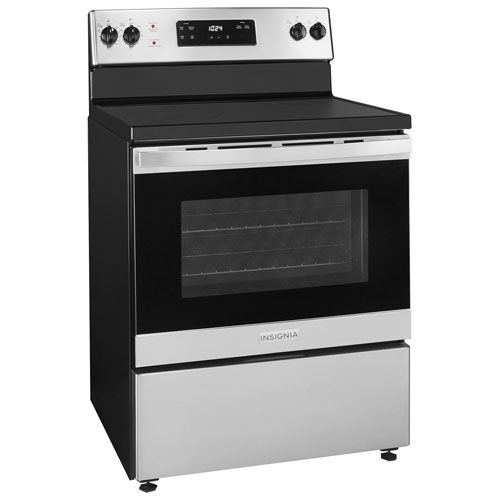 Cuisinière électrique autonome 5,0 pi³ 30 po d'Insignia - Inox - Exclusivité de Best Buy