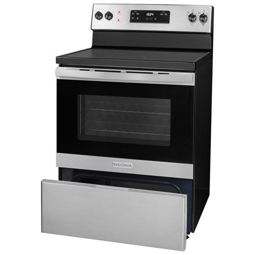 Cuisinière électrique autonome 5,0 pi³ 30 po d'Insignia - Inox - Exclusivité de Best Buy