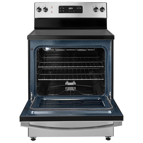 Cuisinière électrique autonome 5,0 pi³ 30 po d'Insignia - Inox - Exclusivité de Best Buy