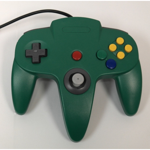 Green Replacement Controller for Nintendo N64 by Mars Devices
