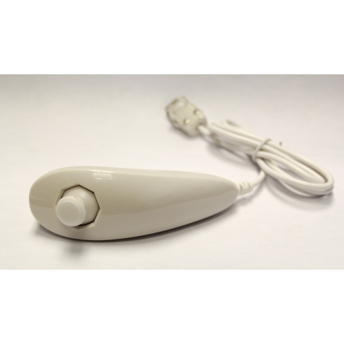 Manette Nunchuk de remplacement pour les appareils Wii White de mars
