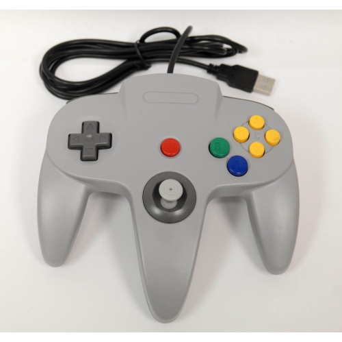 N64 USB Controller Gray For Window, Mac, and Linux by Mars Devices