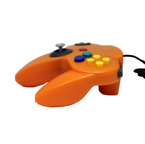 Manette de remplacement orange pour consoles Nintendo N64 par mars