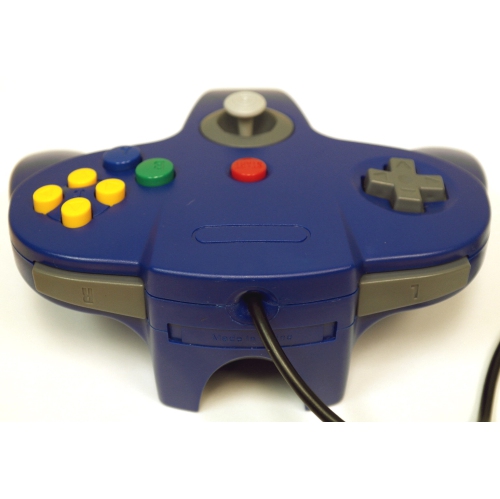 Manette de remplacement bleue pour consoles Nintendo N64 par mars
