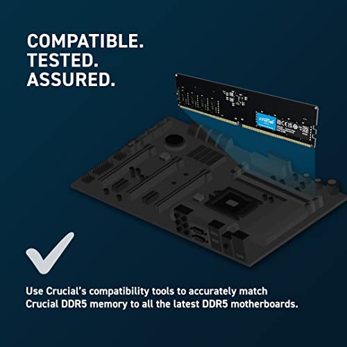 Ensemble de mémoire SDRAM DDR5 de Crucial 64&nbsp;Go (CT2K32G48C40U5)