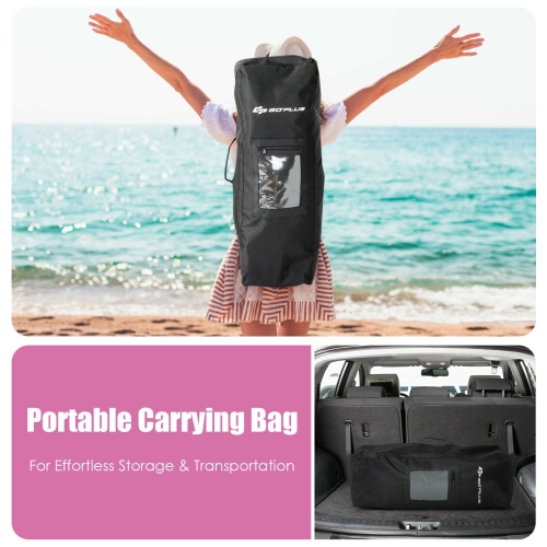 10.6 Feet Inflatable Adjustable Paddle Board with Carry Bag