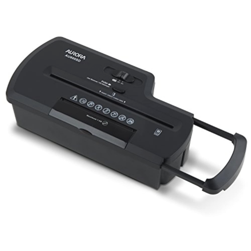 AU800SD – Déchiqueteur à coupe en bandes professionnel CD pour cartes de crédit sans...