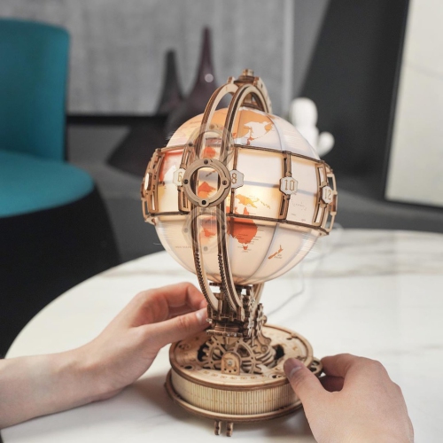 Luminous Globe 3D Wooden Puzzle
