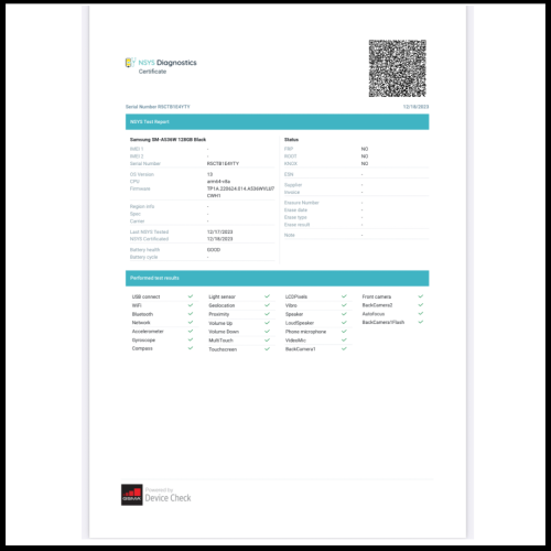 Refurbished - Samsung Galaxy A53 5G 128GB - Awesome Black - Unlocked