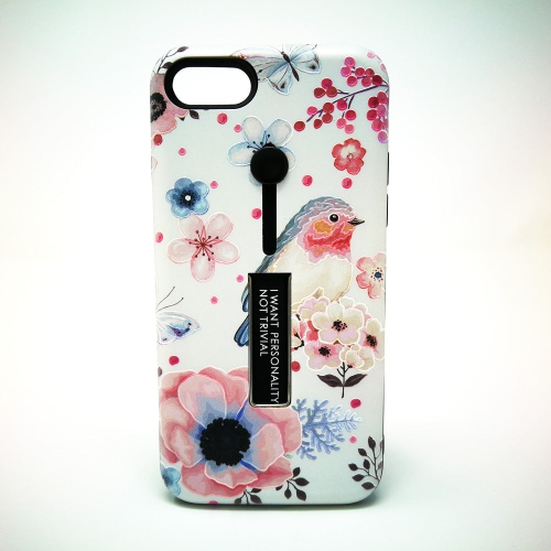 PROMOBILE  Apple Iphone 6 / 6S - Personality Ring Holder Hybrid Kickstand Case Design [Pro-Mobile]