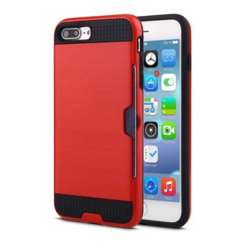 PROMOBILE  Apple Iphone 7 / 8 - Shockproof Slim Wallet Credit Card Holder Case Cover [Pro-Mobile]