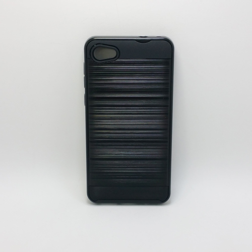 PROMOBILE  Alcatel A50 - Shockproof Slim Dual Layer Brush Metal Case Cover [Pro-Mobile]