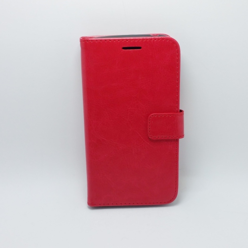 PROMOBILE  Motorola Moto G6 - Magnetic Wallet Card Holder Flip Stand Case Cover With Strap [Pro-Mobile]