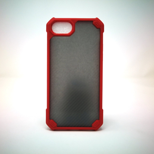 PROMOBILE  Apple Iphone 6 / 6S / 7 / 8 - Stripped Reinforced Corners Shockproof Silicone Phone Case [Pro-Mobile] In Grey