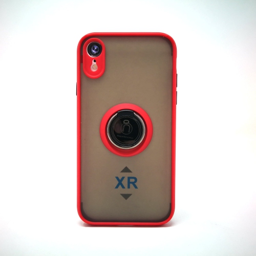 Apple iPhone XR Frosted Bumper Enabled Case with Ring Kickstand Best Buy Canada