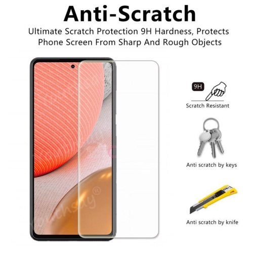 [2 PACK] Samsung Galaxy A21 Screen Protector Tempered Glass Screen Protector Guard - Case Friendly
