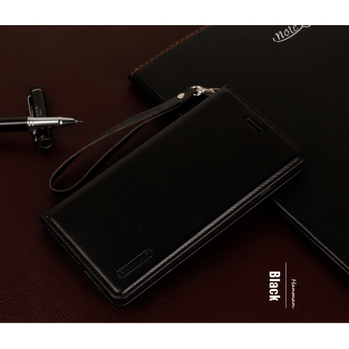 For Huawei P20 Lite Black Luxury Shockproof Hanman Wallet Leather Flip Case Cover