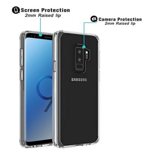 Samsung Galaxy S9 Plus Clear Case Shockproof Tough Gel Transparent Air Cushion Heavy Duty Phone Back Cover