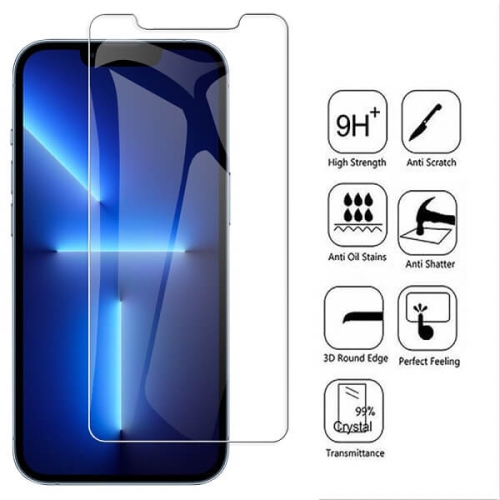 [PAQUET de 2] Protecteur d’écran en verre trempé pour iPhone 13 Pro Max d’Apple - convient aux étuis