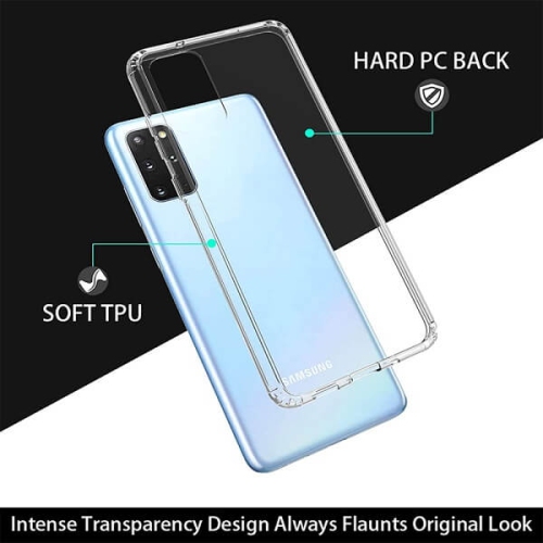 Samsung Galaxy S20 Plus Clear Case Shockproof Tough Gel Transparent Air Cushion Heavy Duty Phone Back Cover