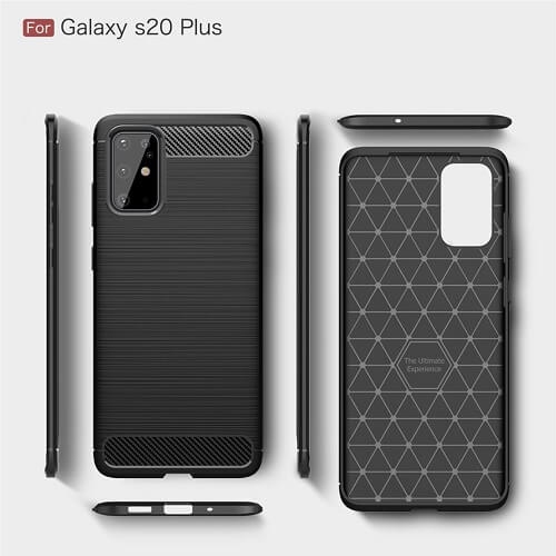 Samsung S20+ Case SuperShield Core Armor Fitted Hard Shell Case for Samsung Galaxy S20 Plus - Matte Black