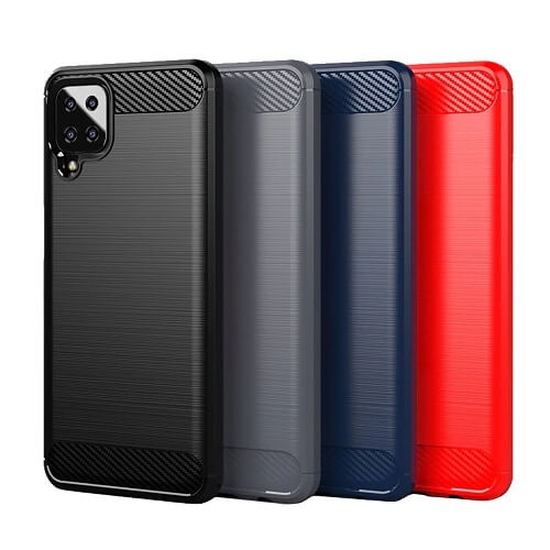 SuperShield Black Brushed Metal Case for Samsung Galaxy A12