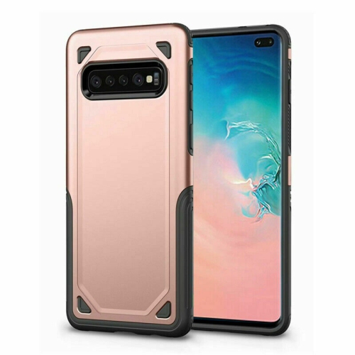 For Samsung Galaxy S10 Black Case Silicone Heavy Duty Rubber Back Cover