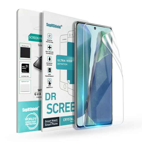 [Paquet de 3] Protecteur d’écran hydrogel à couverture complète Galaxy Note20 Supprime Shield de Samsung