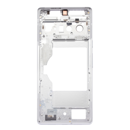 Replacement Middle Frame Bezel Plate For Google Pixel 6 Pro - Cloudy White / Silver