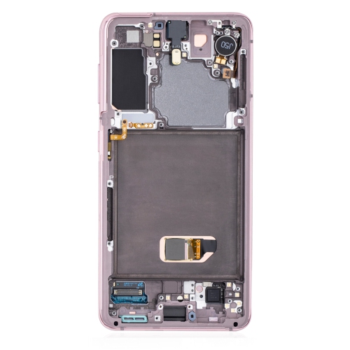 Refurbished - LCD Display Touch Screen Digitizer Assembly + Frame For Samsung Galaxy S21 5G (SM-G991W) - Phantom Violet