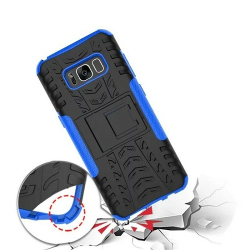 Samsung Galaxy S9 Purple Case, Shockproof Heavy Duty Tough Kickstand Protective Rugged Case Cover