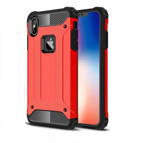 iPhone 12 Red Shockproof Heavy Duty Rugged Armour Case Cover