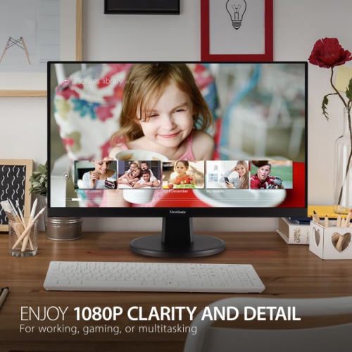 VIEWSONIC 27" FHD 75Hz 5ms GTG MVA LCD FreeSync Gaming Monitor - Black