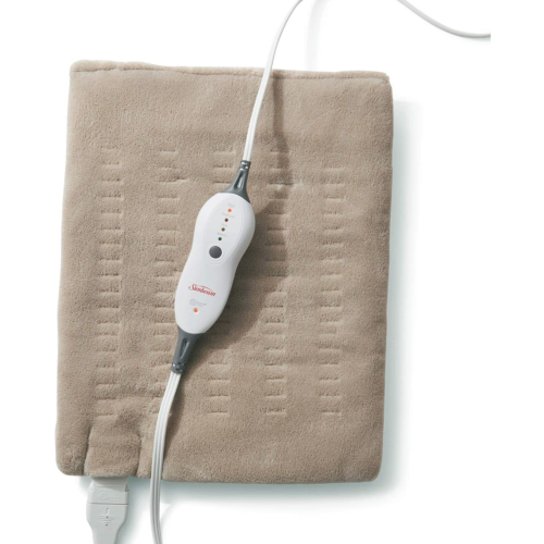 Sunbeam Standard Moist Heating Pad, Beige