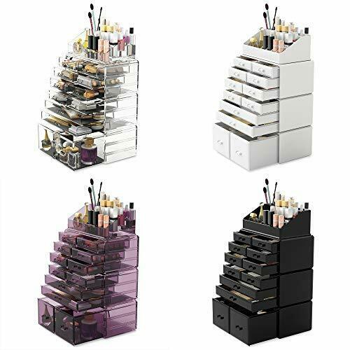 Readaeer Makeup Cosmetic Organizer Storage Drawers Display Boxes Case with 12...