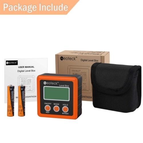 Digital Angle Finder LCD Digital Angle Gauge Waterproof Protractor Inclinomet...