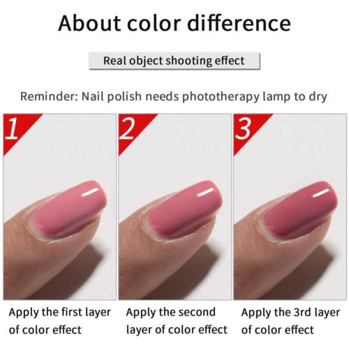 MAYCHAO Gel Nail Polish Set 6 Colors Soak Off UV LED Gel Nail Polish Kit