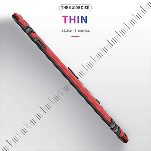 For Apple iPhone XS Blue Military Grade 360 Degree Rotating Metal Magnetic Ring Car Mount Holder Kickstand Shockproof Heavy Duty Cover