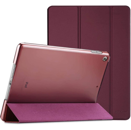 SUPERSHIELD  Apple Ipad Air 1 Folio Smart Leather Magnetic Stand Case Cover In Purple