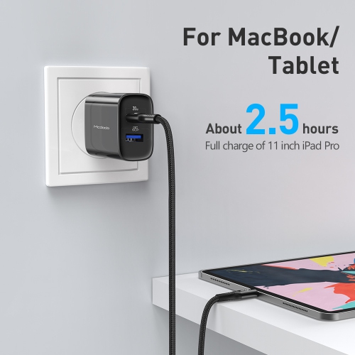 Mcdodo Dual-Port Fast Charger 20W USB-A/B/C Charger for New iPhone& All phones, 3.0 Fast Charger, USB C Wall Charger PD Charger Compatible Phone 14
