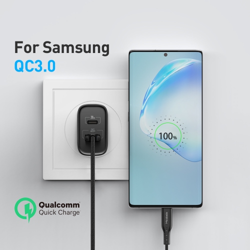 Mcdodo Dual-Port Fast Charger 20W USB-A/B/C Charger for New iPhone& All phones, 3.0 Fast Charger, USB C Wall Charger PD Charger Compatible Phone 14